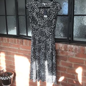 Bass Black and White Dress